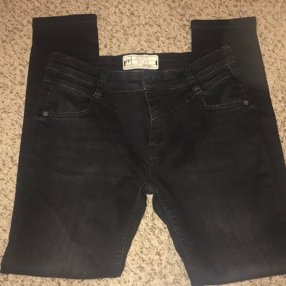 Free People Black Jeans